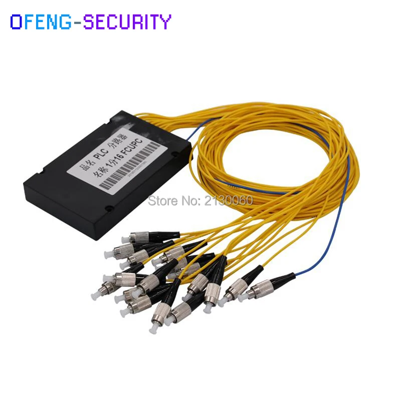

FC UPC PLC Splitter 1X 16 Single mode FC splitter fiber optic 1x16 FC upc plc splitter/ 1x16 Single mode plc splitter