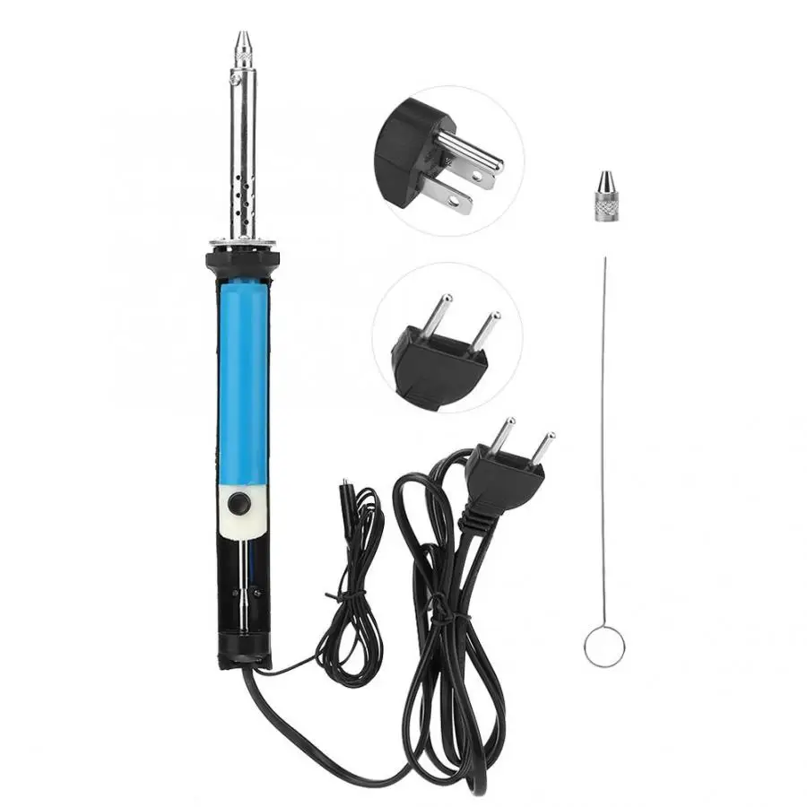 

Tin Suction Sucker Pen 30W Dual Use Electric Soldering Iron Tin Suction Sucker Pen Desoldering Soldering Tool