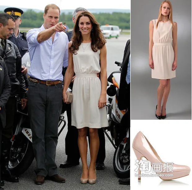 Goede Prinses Kate Middleton Dezelfde Stijl 2014 Nieuwe Lente Zomer Vrouwen Merk Mouwloze O hals Witte Jurk XXL jurken