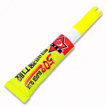 3Pcs/lot Instant Quick-drying Cyanoacrylate Adhesive Strong Bond Fast Leather Rubber Metal 3g Office Supplies 502 Super Glue