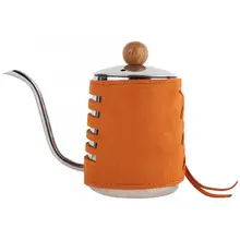 500 мл из нержавеющей стали длинный тонкий чайник с носиком капельного без рук заварник для кофе, чая кофе-машина moka