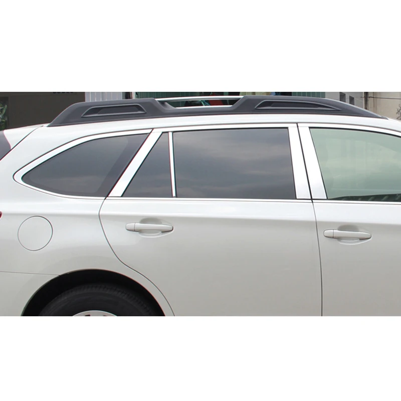 Lsrtw2017 304 нержавеющая сталь окна автомобиля планки для subaru outback для subaru forester 2013