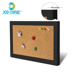 XINDI 5 цветов доска объявлений МДФ рамки пробковая 25*35 см булавка для фотографий Memo пробки доски для сообщений заметок дома Бесплатная