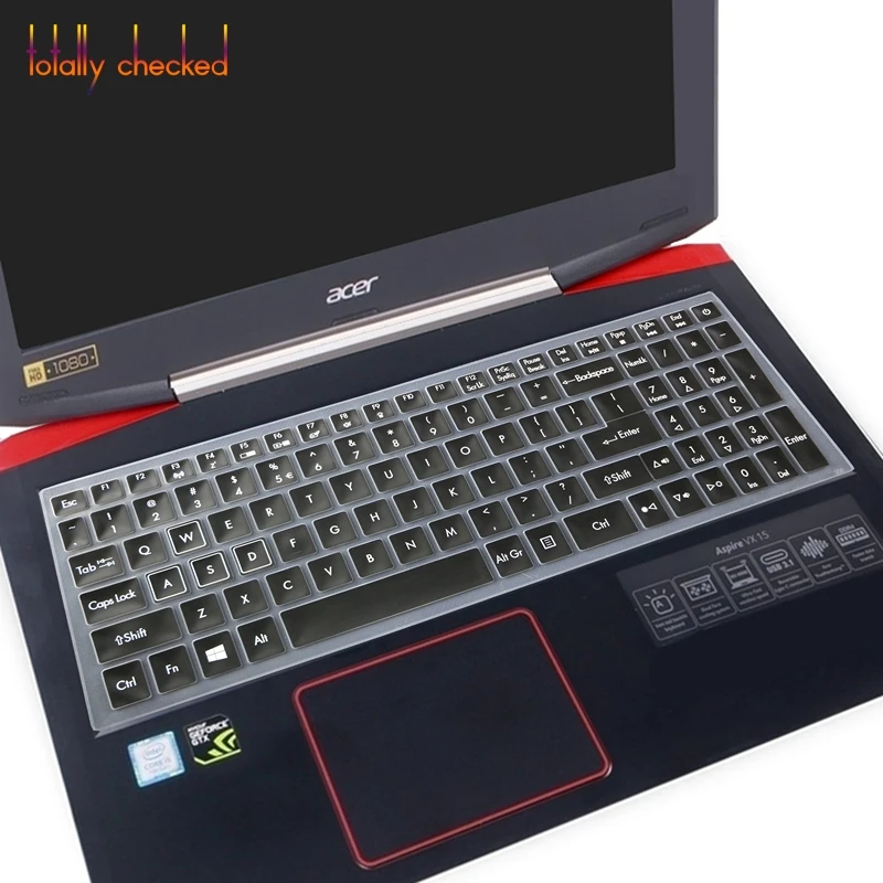 Чехол для клавиатуры ноутбука Защитная пленка для acer Хищник Helios 300 PH315-52 VX15 AN515-42 AN515-51 AN515-52 AN515 15,6 дюймов