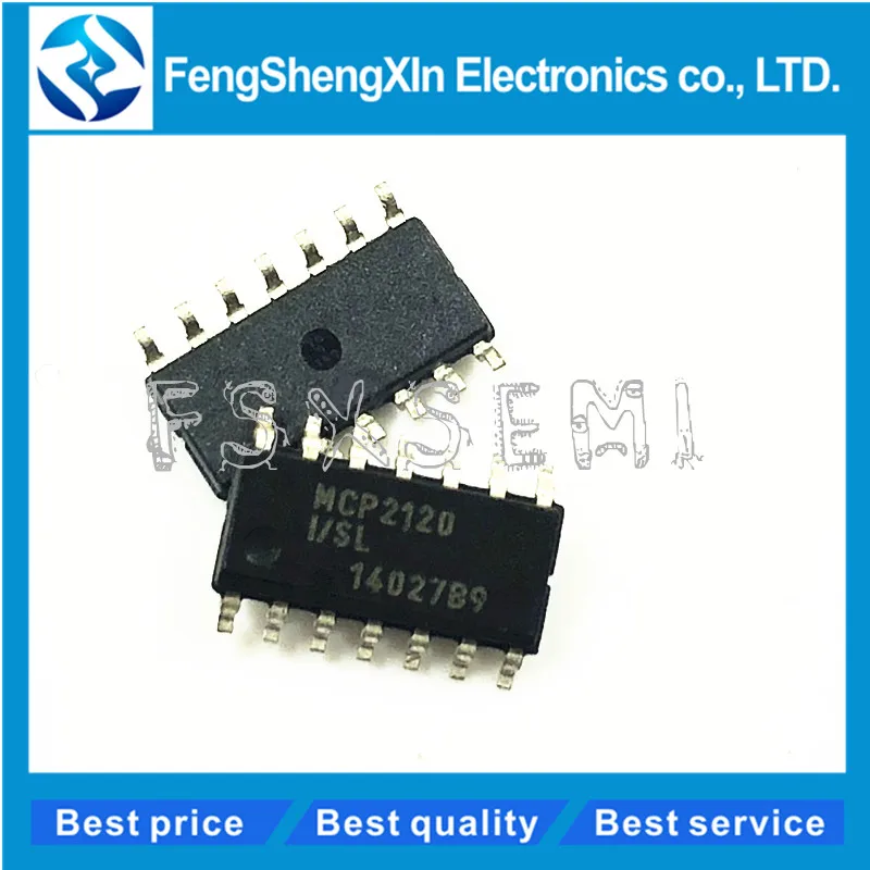 

5pcs/lot MCP2120 MCP2120-I/SL Infrared Encoder/Decoder chips SOP-14