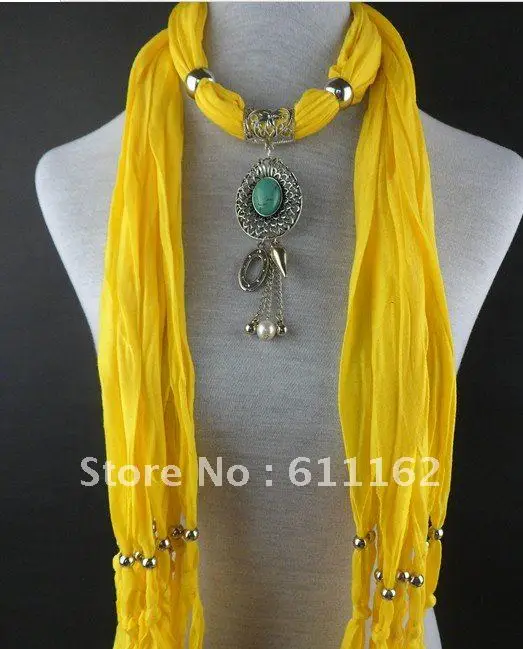 Шарф торговля сплав+ природный камень+ CCB кулон, ожерелье, шарф профессиональный шарф 50 шт