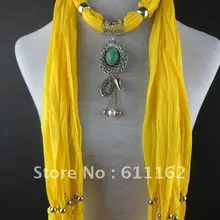 Шарф торговля сплав+ природный камень+ CCB кулон, ожерелье, шарф профессиональный шарф 50 шт