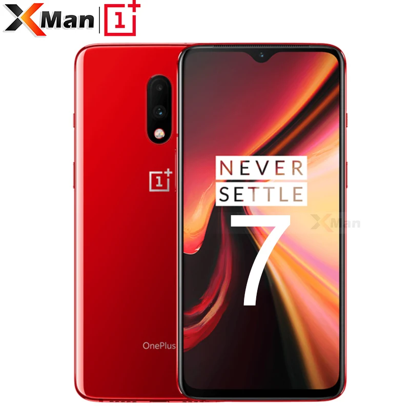 Оригинальный мобильный телефон Oneplus 7 8 ГБ/12 Гб ОЗУ 256 ПЗУ Восьмиядерный процессор