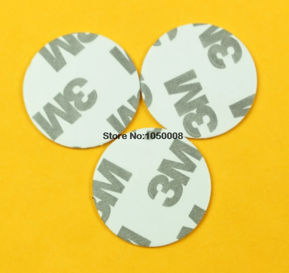 50 шт. 125 кГц RFID EM4305 клейкую ленту 3м Стикеры монета перезаписываемая Карта копировать клон карты диаметр 25 мм