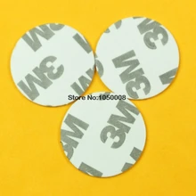 50 шт. 125 кГц RFID EM4305 клейкую ленту 3м Стикеры монета перезаписываемая Карта копировать клон карты диаметр 25 мм