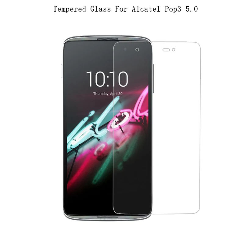 

For Alcatel Pop3 5.0 Tempered Glass 9H 2.5D Premium Screen Protector Film For Alcatel One Touch Pop 3 5.0 5015D 5016A 5065D 5.0"