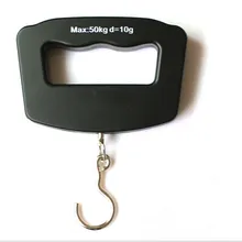 50 кг/10 г Портативный ЖК-Цифровой Рыба Камера Висячие Вес Электронных Крюк Шкала 50 шт./лот Express