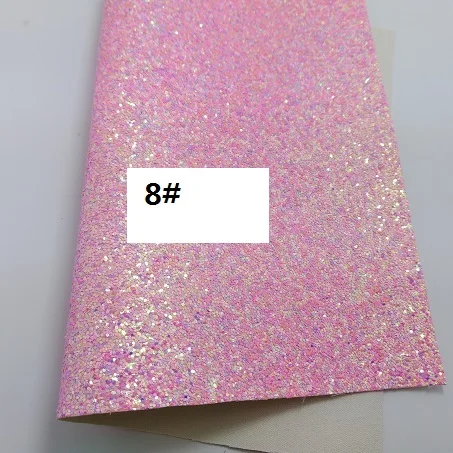 1 шт. 21X29 см от бренда Alisa, блеск ворсистый блестящий материал из искусственной кожи ткани для лук DIY обои D04 - Цвет: 8
