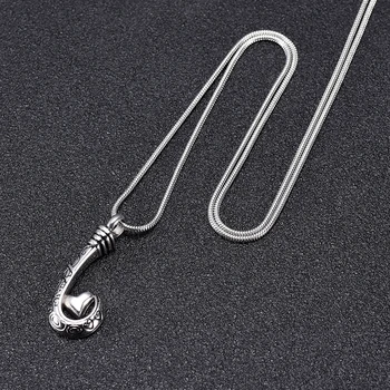 

IJD9977 Fish Hook With Heart Ash Pendants Cremation Jewelry Mom Stainless Steel Urn Neck Ash Keepsake Cremation Caskets