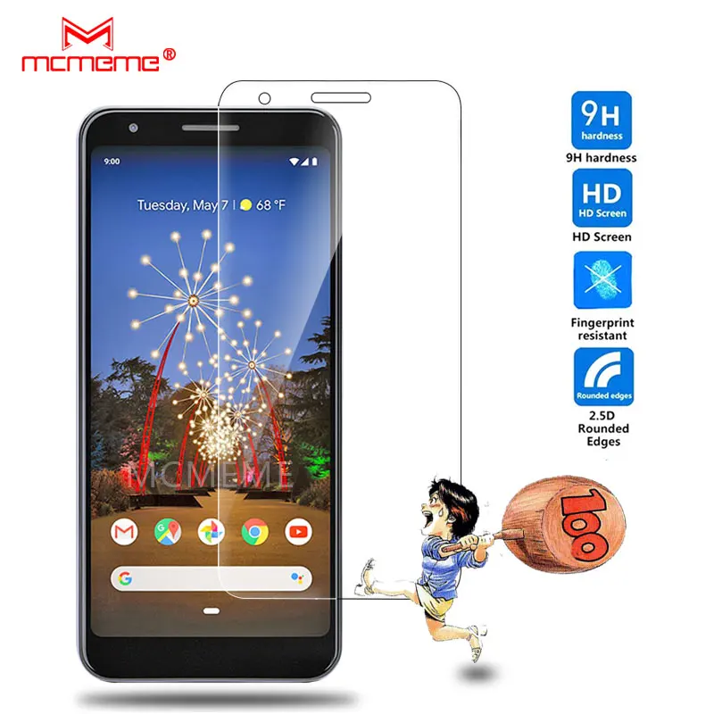 

for Google Pixel 3A XL Tempered Glass Protection Film Transparent Screen Protector Phone Glass for Google Pixel 3A XL 3axl Film