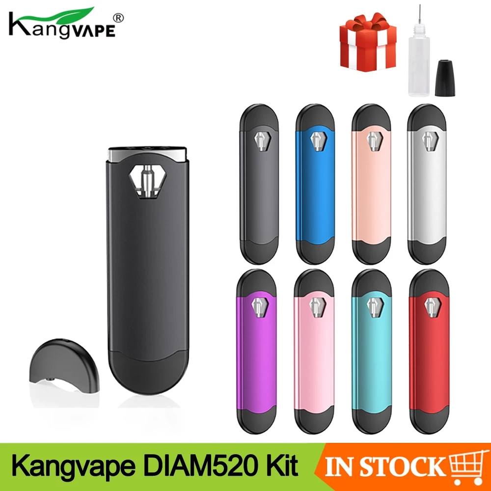 

Original Kangvape DIAM520 All in One Vaporizer Kit 300mAh Battery With 0.7ml Pod Cartridge Vape Pen E Cigarette Kit