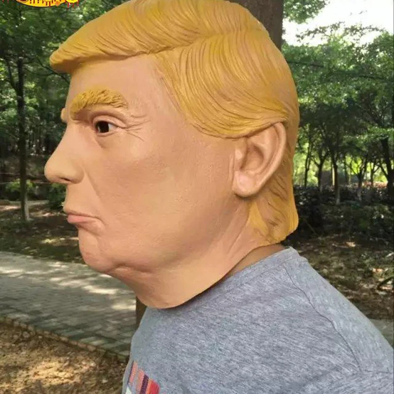 Реалистичная маска Дональда Трампа, маска президента-биллионера, латексная маска для косплея, Вечерние Маски для Хэллоуина