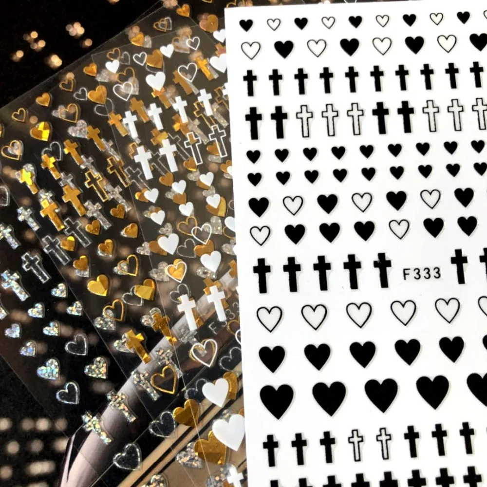 

Newest LSIKA-F-333CROSS SERIES Cartoon designs 3d nail art letter fashionTemplate sticker decal MAGICO
