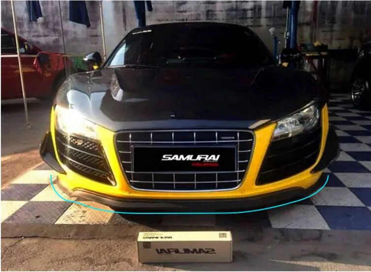 

Car-Styling Front bumper lip Side Stickers For Bmw x5 e53 audi a4 b7 chevrolet cruze peugeot 508 citroen c5 Car Accessories