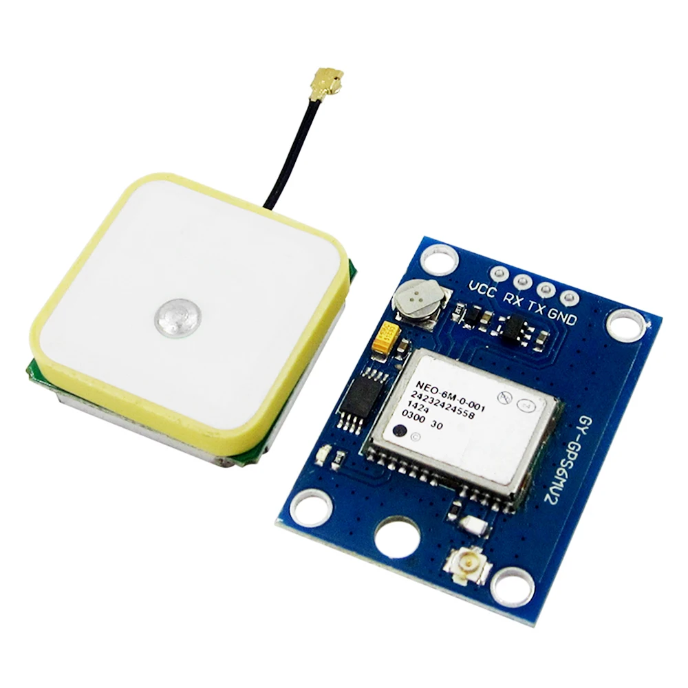 Модуль GPS NEO-6M GY-GPS 6MV2 NEO6MV2 встроенная антенна EEPROM APM2.5 3 в-5 в RS232 TTL плата для