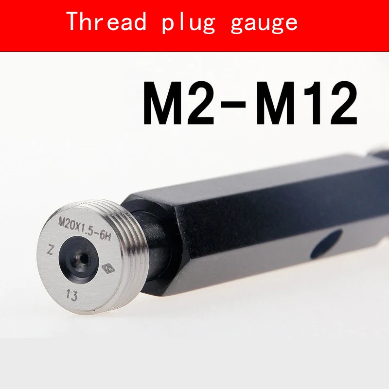 Thread Plug Gauge GO/NO GO Gage Metric Gauge 6H Precision Internal