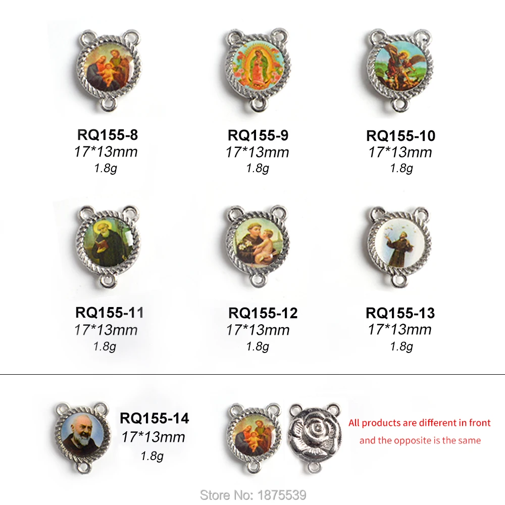 13 Rosary connector centerpieces