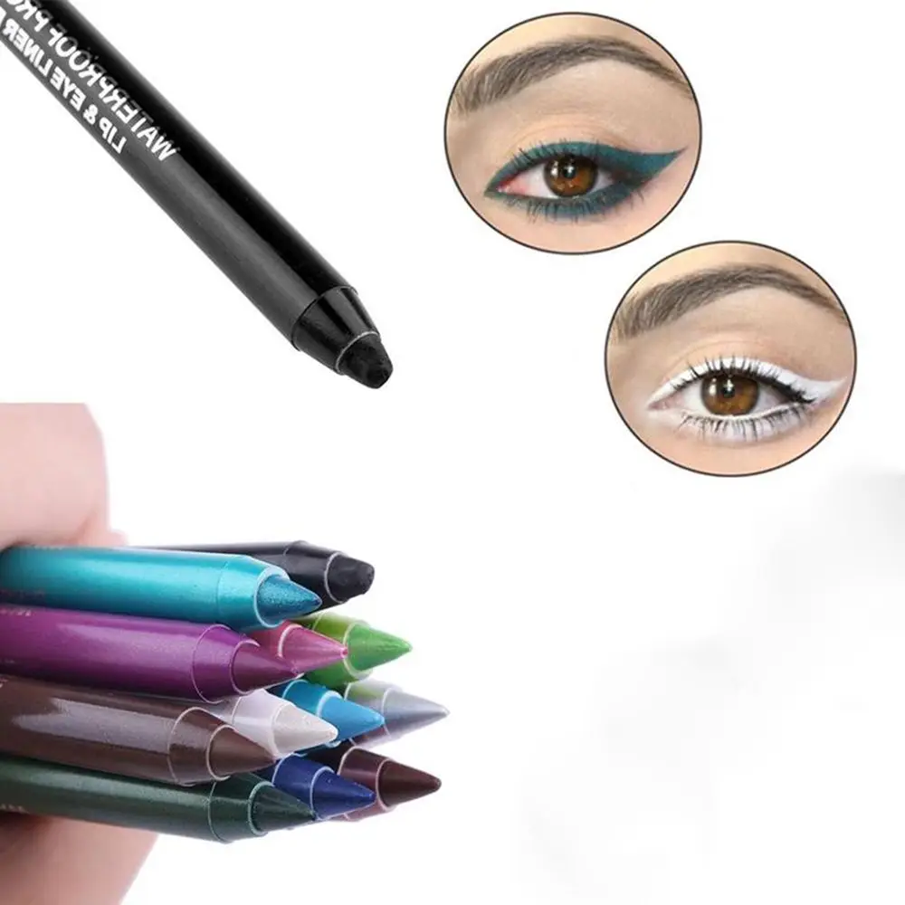 

1PC Longlasting Colorful Eye Liner Pencil Pigment Waterproof Eyeliner Pen Eyes Cosmetics Makeup Beauty Tools