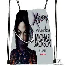 Custom michael-jackson походная сумка на шнурке Cute Daypack Kids Satchel(черная спина) 31x40 cm#180612-02-20