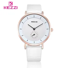 2016 kezzi Brand Quartz Watch lovers Watches Women Men Dress Watches Leather Dress Wristwatches Fashion Casual Watches kw-1080