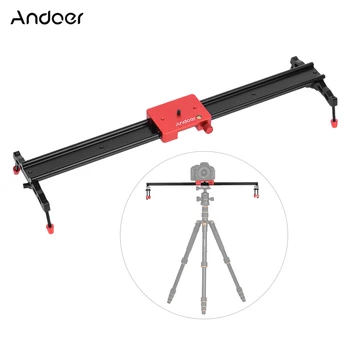 

Andoer 60cm/23.6" Metal Aluminum Alloy Video Track Slider Dolly Rail Stabilizer for Canon Nikon Sony DSLR Cam Camera Camcorder