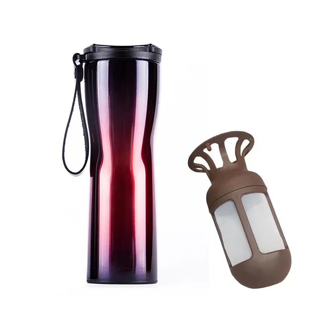  Xiaomi Kiss Kiss Fish Slim Smart Coffee Cup 430ml OLED Temperature Screen Protable Stainless Steel  - 32853562300