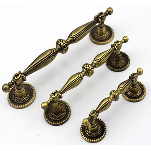 Fashion 8pcs 128mm Bronze Modern Decorative Handles Showcase Dresser