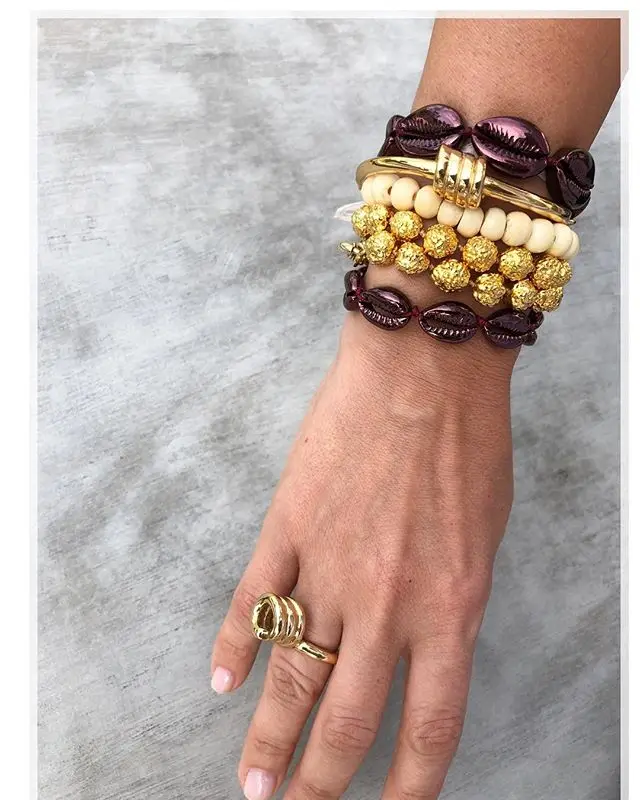Ожерелье boho Big Concha cowry MEGA PUKA ожерелье бордового цвета на День святого Валентина