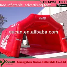 10X6X4Mwhite и серебристая оксфордская ткань надувная сценическая палатка, надувные палатки для праздников для мероприятий