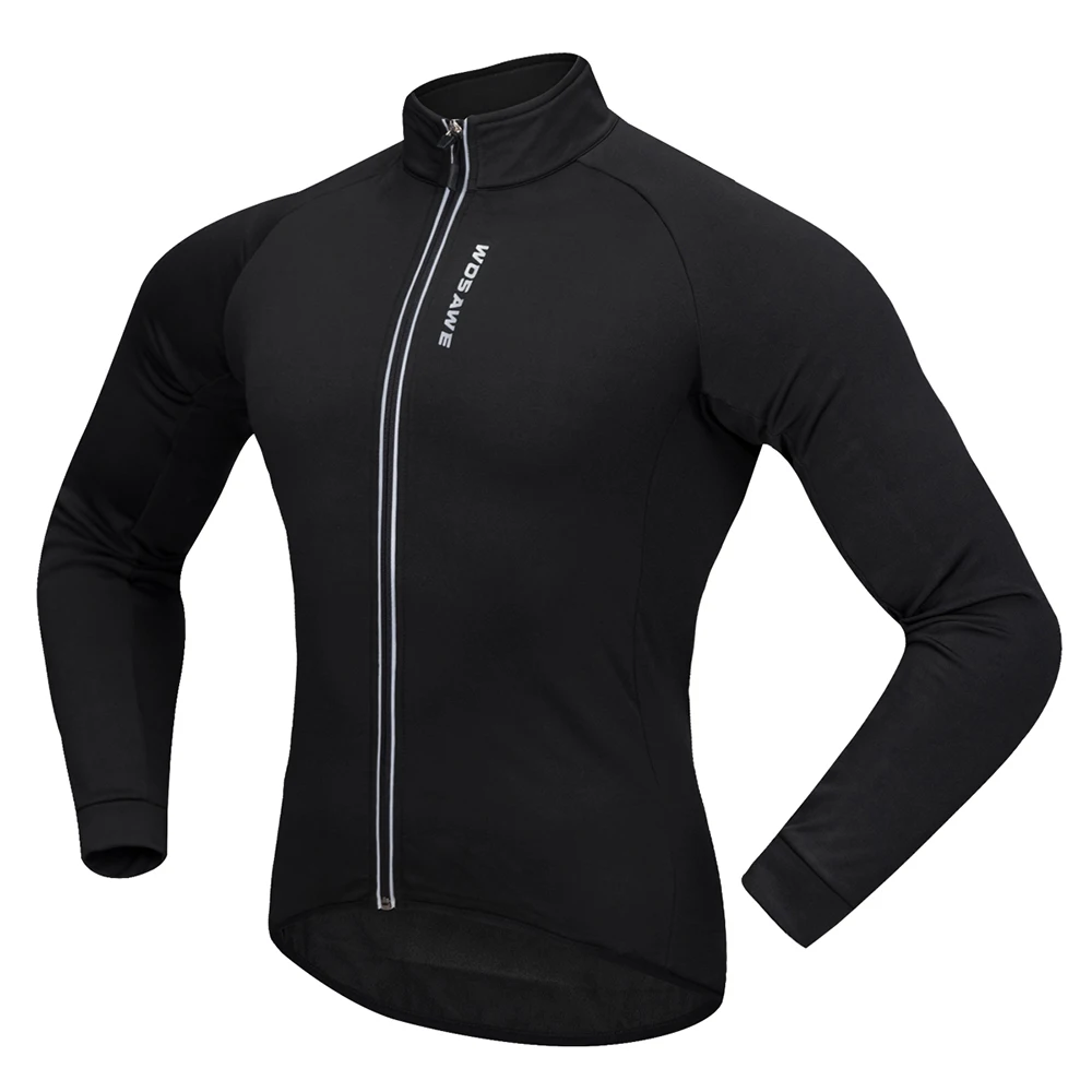 WOSAWE Mens мужские велосипедные JerseyWindproof водонепроницаемые теплые флисовые зимние MTB велосипедные куртки для верховой езды, отражающиеся куртки уличные спортивные пальто