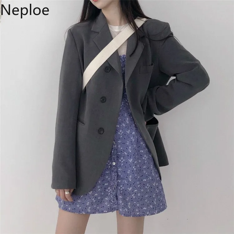 

Neploe Women Autumn Blazers Jacket Fashion Work Office Lady Suit Outwear 2019 Korean Single Breasted Notched Blazer Coat 53812