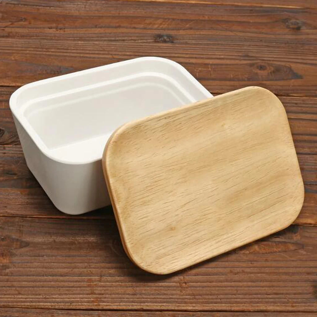 Butter Dish Box Holder Airtight Butter Keeper Kitchen Storage with Lid 2 Sizes to Choose
