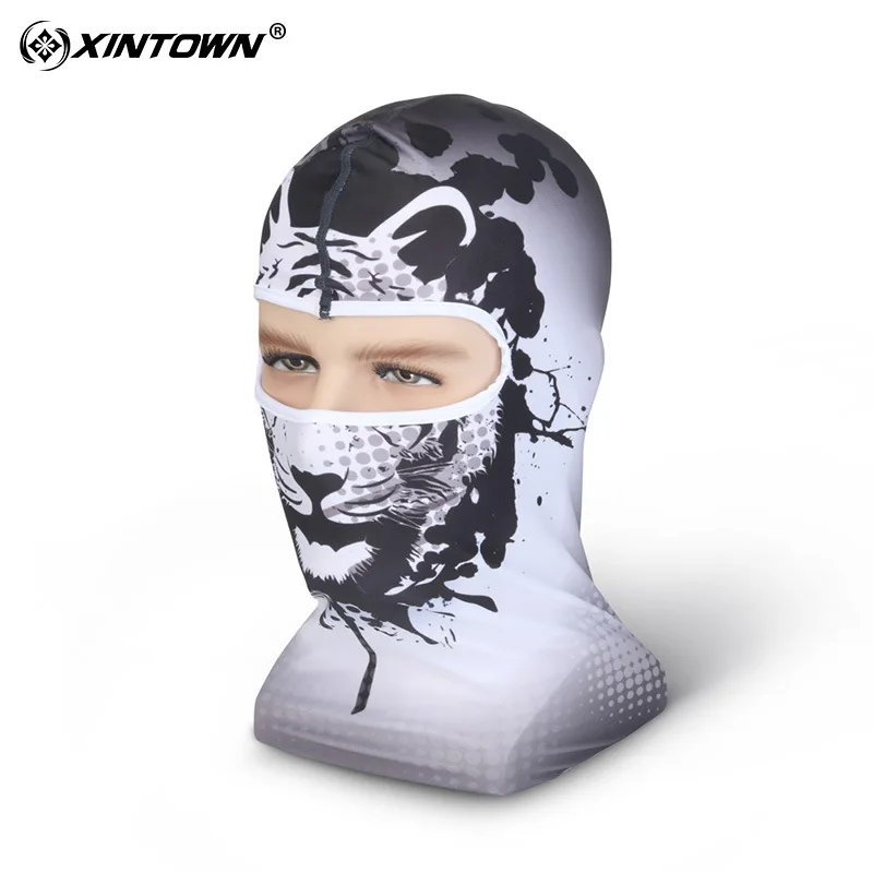 Горячая 3D Спорт на открытом воздухе велосипед Велоспорт Мотоцикл маски лыжный капюшон шляпа вуаль Балаклава УФ Защита Полный лица маска