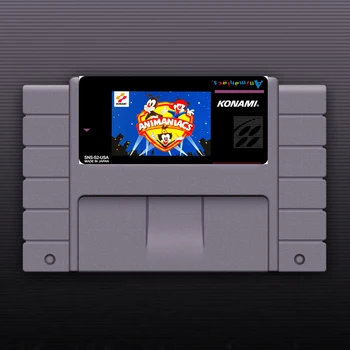

Animaniacs 16 Bit Big Gray Game Card For NTSC Game Player
