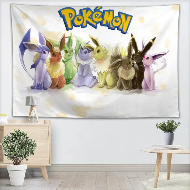 Wall Tapestry Pokemon Tapestries Wall Hanging Show Piece For Home Decor