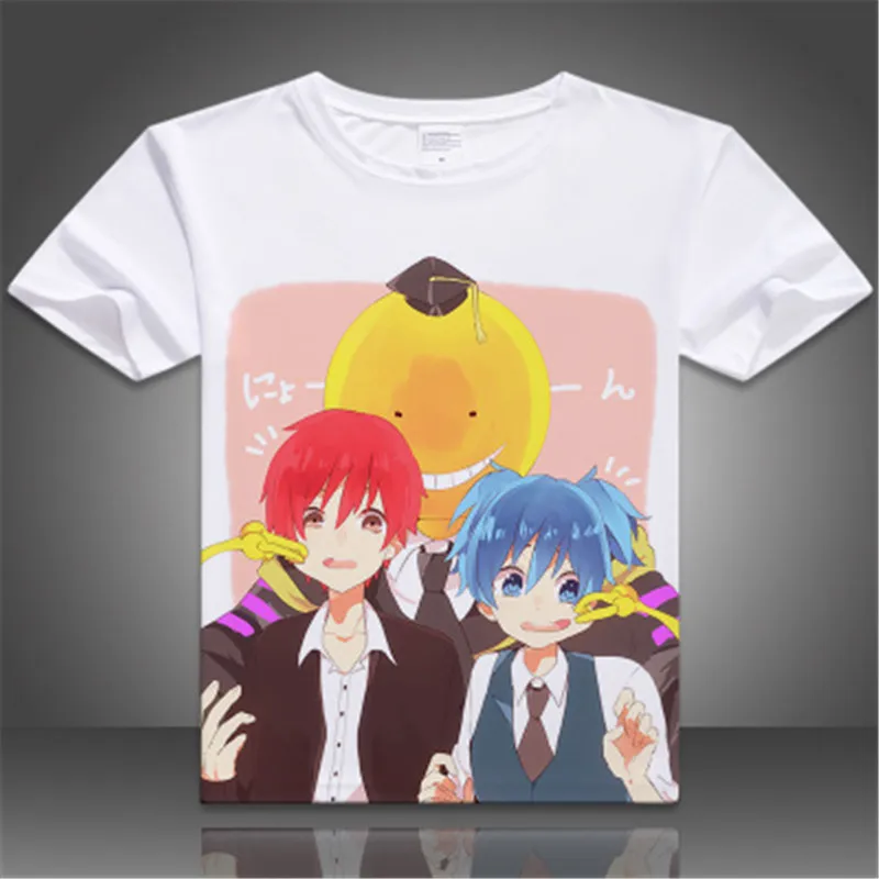 

2016 newest anime T-shirt casual tshirt Assassination Classroom cosplay digital printed hot anime t shirt Korosensei t-shirt
