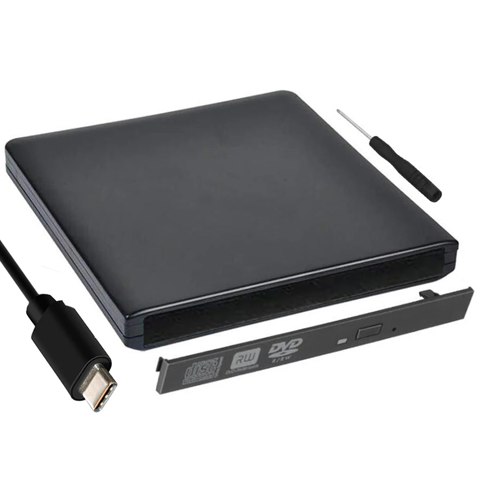 Корпус для оптического привода 9 5 мм Type C USB 3 1 SATA внешний корпус мобильного