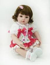 Muñeca reborn de 55 cm Vestido con Lazos