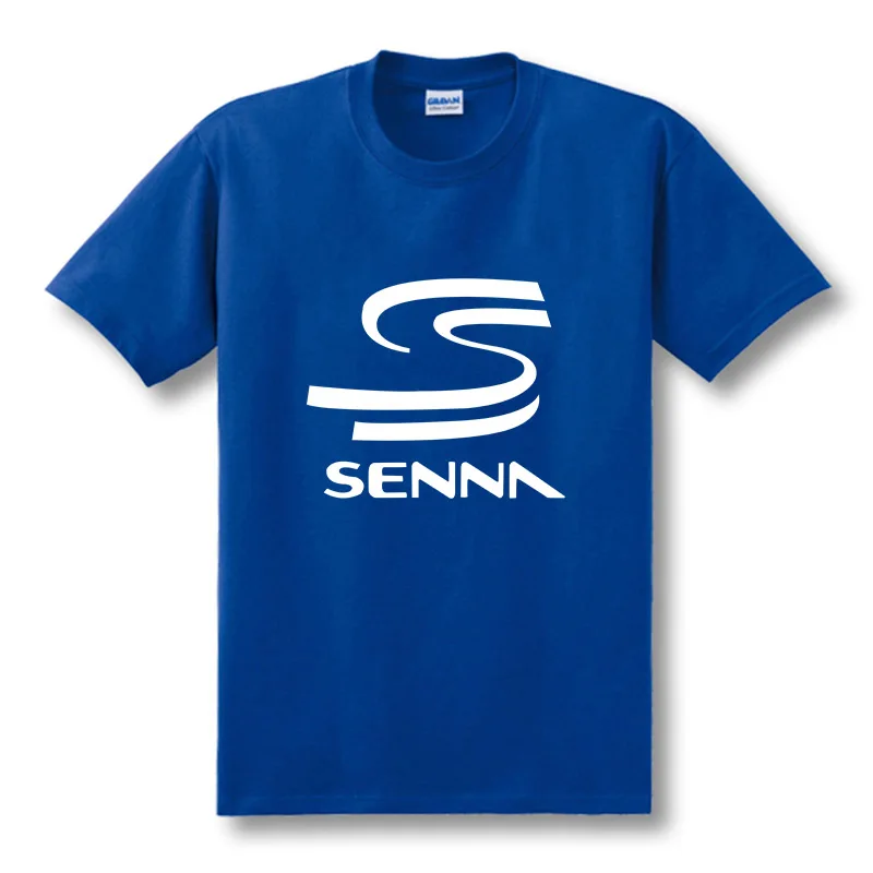 Новинка, брендовая футболка HERO F1 AYRTON SENNA, Мужская футболка, размер S~ 2XL, Повседневная футболка с коротким рукавом, топ,, XS-XXL