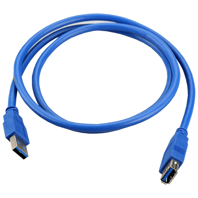 

SuperSpeed USB 3.0 Male to Female Data Cable Extension Cord For PC Laptop Camera 1.8 Meter