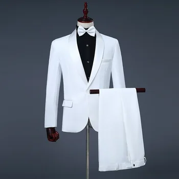 white formal attire for men