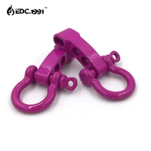 Высокое качество 10 шт./лот Нержавеющая сталь Регулируемый Паракорд пряжки парашютный шнур ремешок браслет скобы пряжки EDC