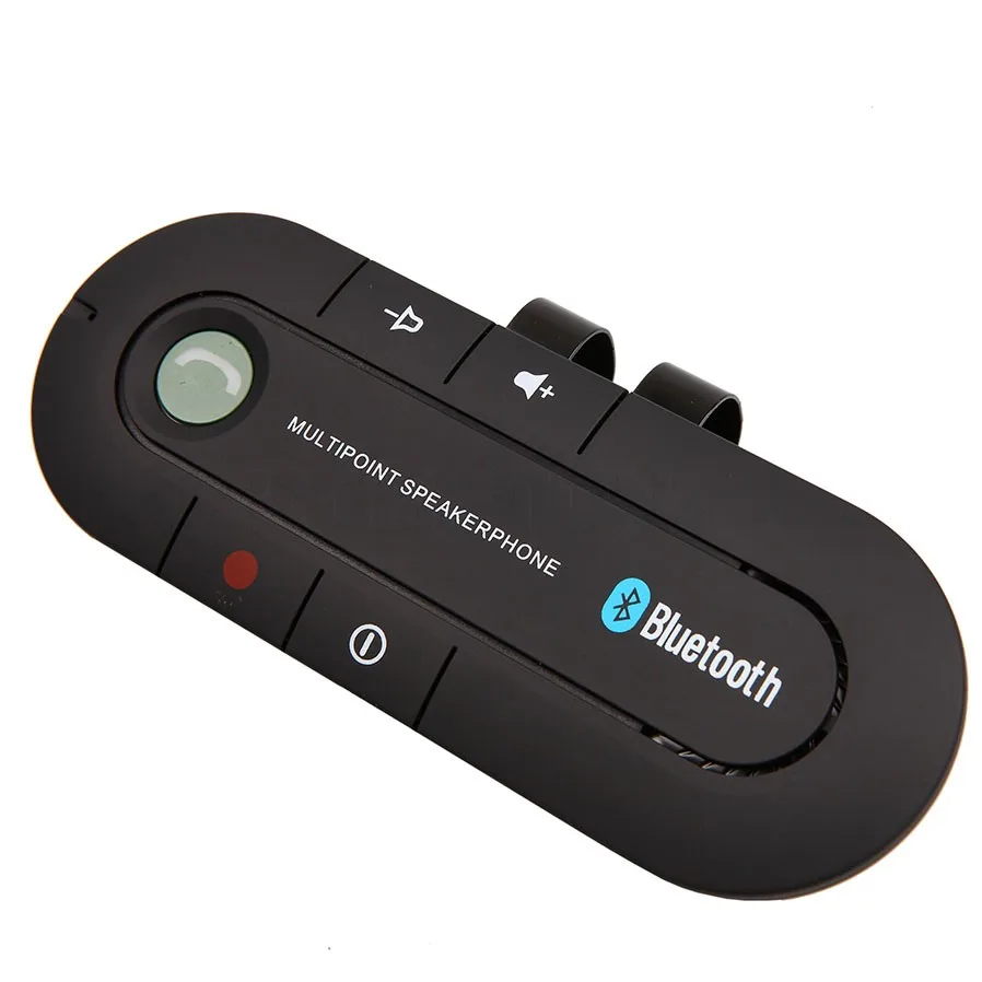 

kebidumei Handfree Car Bluetooth Car Kit Music Receiver Universal Streaming Wireless Auto AUX Audio Multipoint Speakerphone
