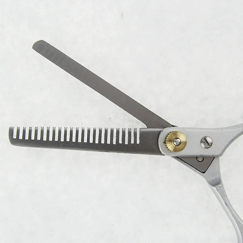 

Hot Sale 2 Pcs/Set Salon Hair Cutting Cutter Stainless Steel Scissor Thinning Shears Kit for Salon home Professional