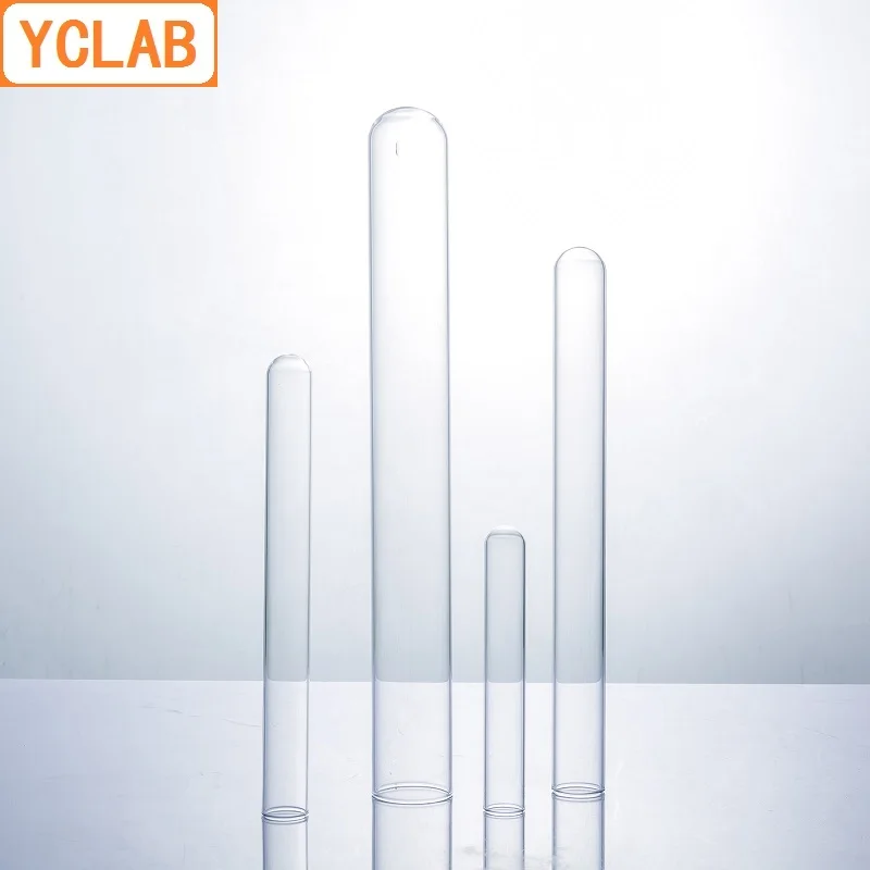 Стеклянная пробирка YCLAB 10 шт. 25*200 мм плоское боросиликатное стекло 3 устойчивая к